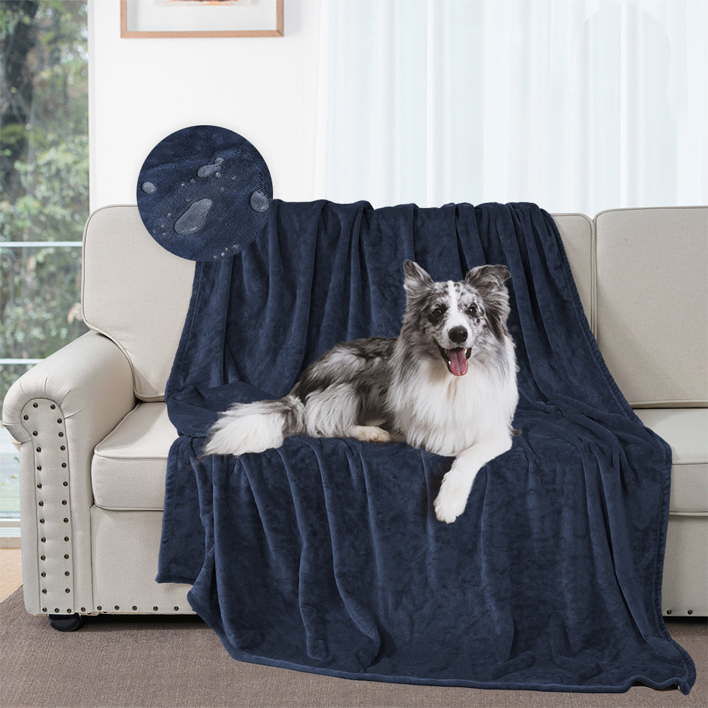 wasserdichte Bettdecke, wasserdichte Hundedecke Aus Flanell, Geeignet FüR Haustierdecke, Matratze, Sofa, MöBelschutz, Doppelseitige Weiche Multifunktionale üBerwurfdecke
