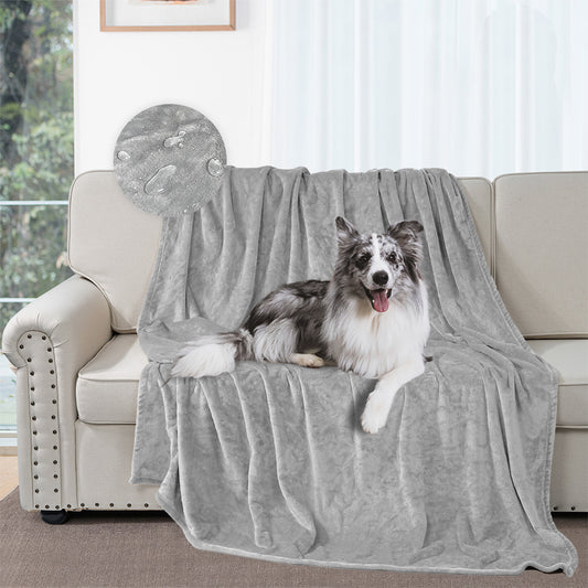wasserdichte Bettdecke, wasserdichte Hundedecke Aus Flanell, Geeignet FüR Haustierdecke, Matratze, Sofa, MöBelschutz, Doppelseitige Weiche Multifunktionale üBerwurfdecke