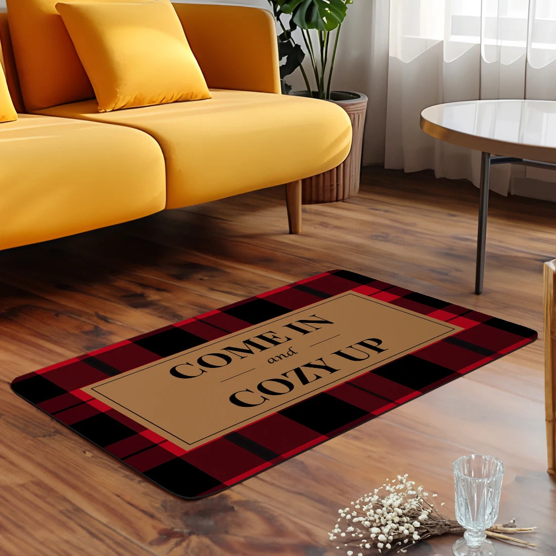60x40cm Christmas Series Anti Slip Diatomaceous Mud Bathroom Mat Anti Slip High Water Absorbent Carpet Christmas Holiday Gifts