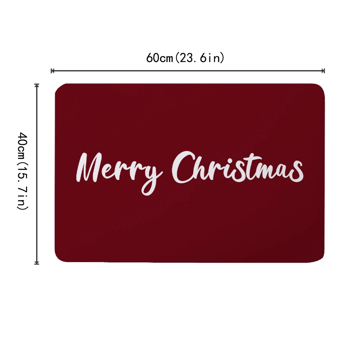 60x40cm Christmas Series Anti Slip Diatomaceous Mud Bathroom Mat Anti Slip High Water Absorbent Carpet Christmas Holiday Gifts