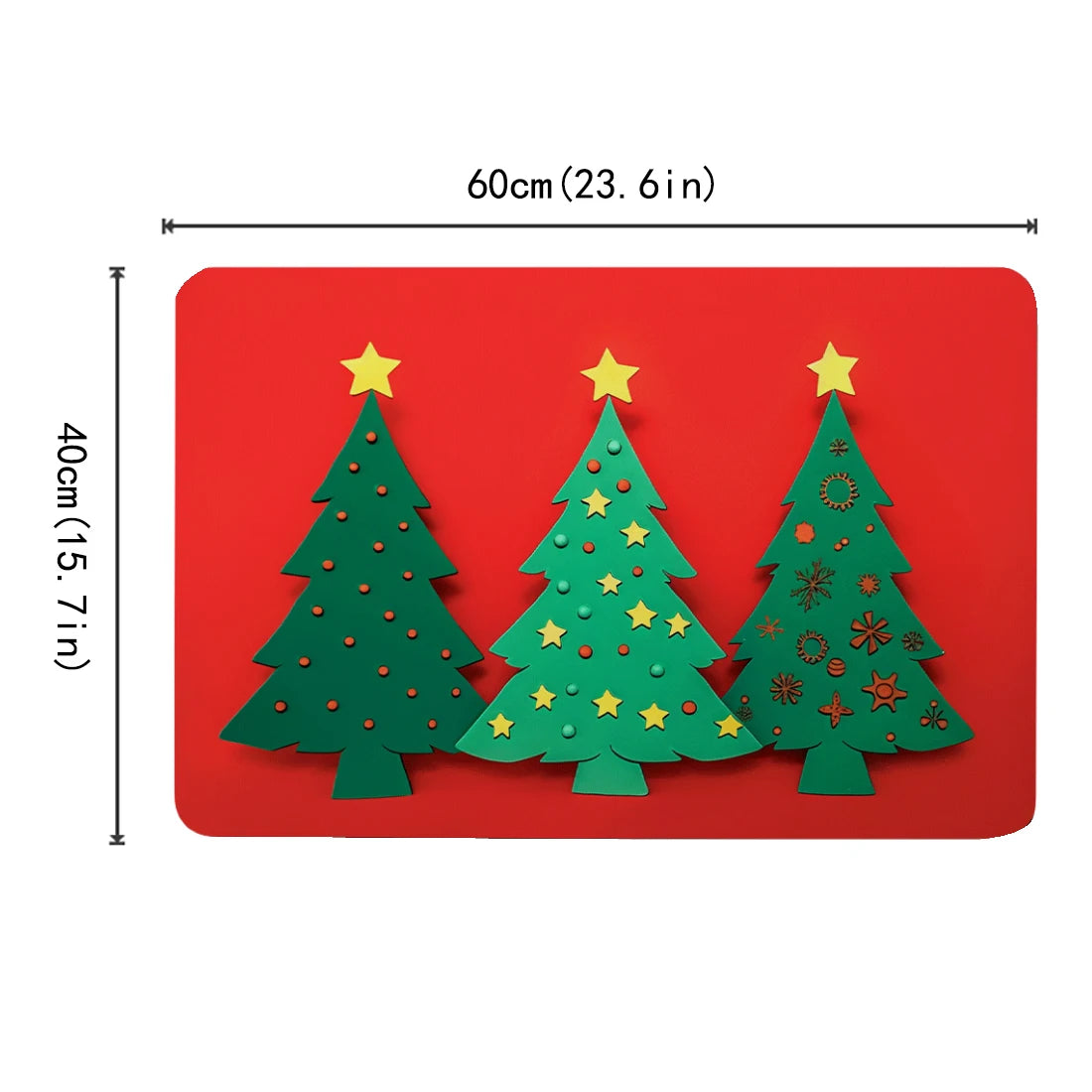 60x40cm Christmas Series Anti Slip Diatomaceous Mud Bathroom Mat Anti Slip High Water Absorbent Carpet Christmas Holiday Gifts