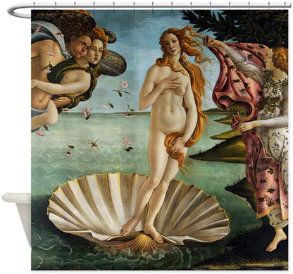 The Garden of Earthly Delights Shower Curtain for Bathroom Art Bath Curtain By Hieronymus Bosch Polyester Fabric Shower Curtain
